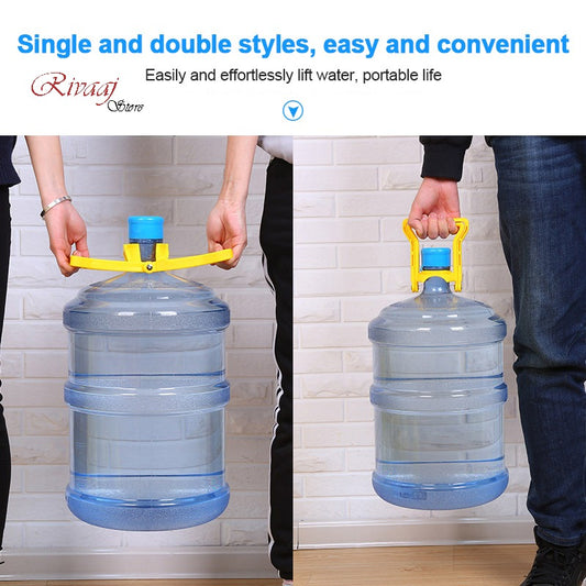 19L Water Bottle Handle Lifter – Heavy Water Bottle Carrier Handle, Easy Lift & Carry Holder