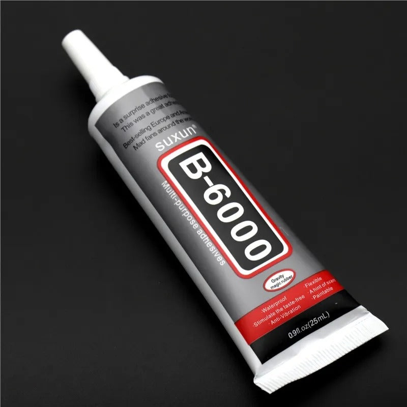 Suxun B-6000 Glue Multipurpose Adhesive High Performance Clear Liquid Glue For Crafts Phone Repair Jewelry Making And DIY Projects - 25ML