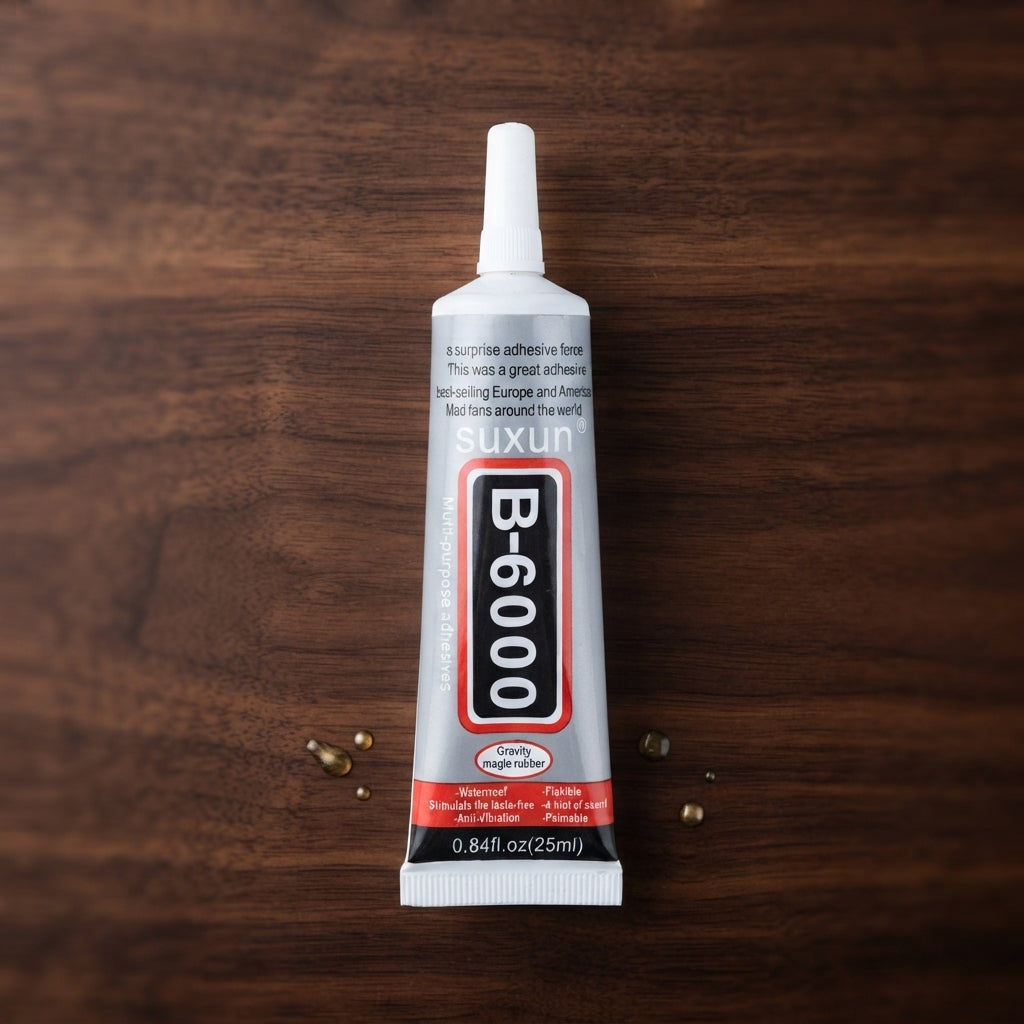 Suxun B-6000 Glue Multipurpose Adhesive High Performance Clear Liquid Glue For Crafts Phone Repair Jewelry Making And DIY Projects - 25ML