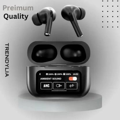 remium Black Display AirPods – Stylish Wireless Earbuds with LED Display Case